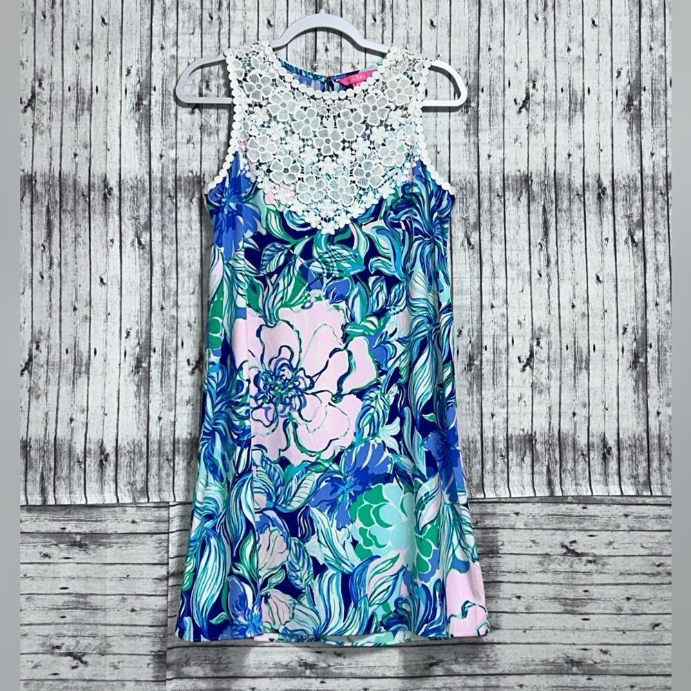 Lilly Pulitzer Nala Soft Shift Dress Party Thyme